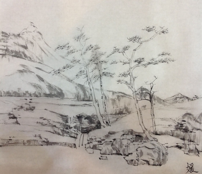 山水画临摹(中国画)